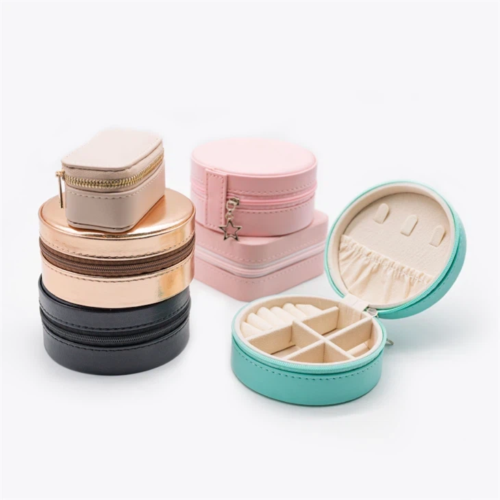 PU Leder Samt Reise Schmuckschatulle Großhandel